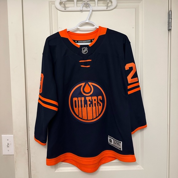 YOUTH LG/XL Oilers jersey - Picture 2 of 2